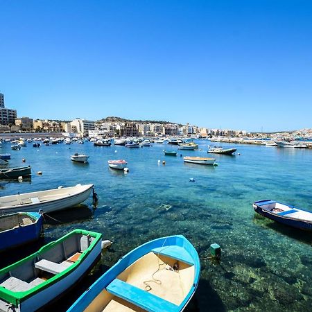 Charming Home Meters From The Seafront With Terrace By 360 Estates セント・ポールズ・ベイ エクステリア 写真